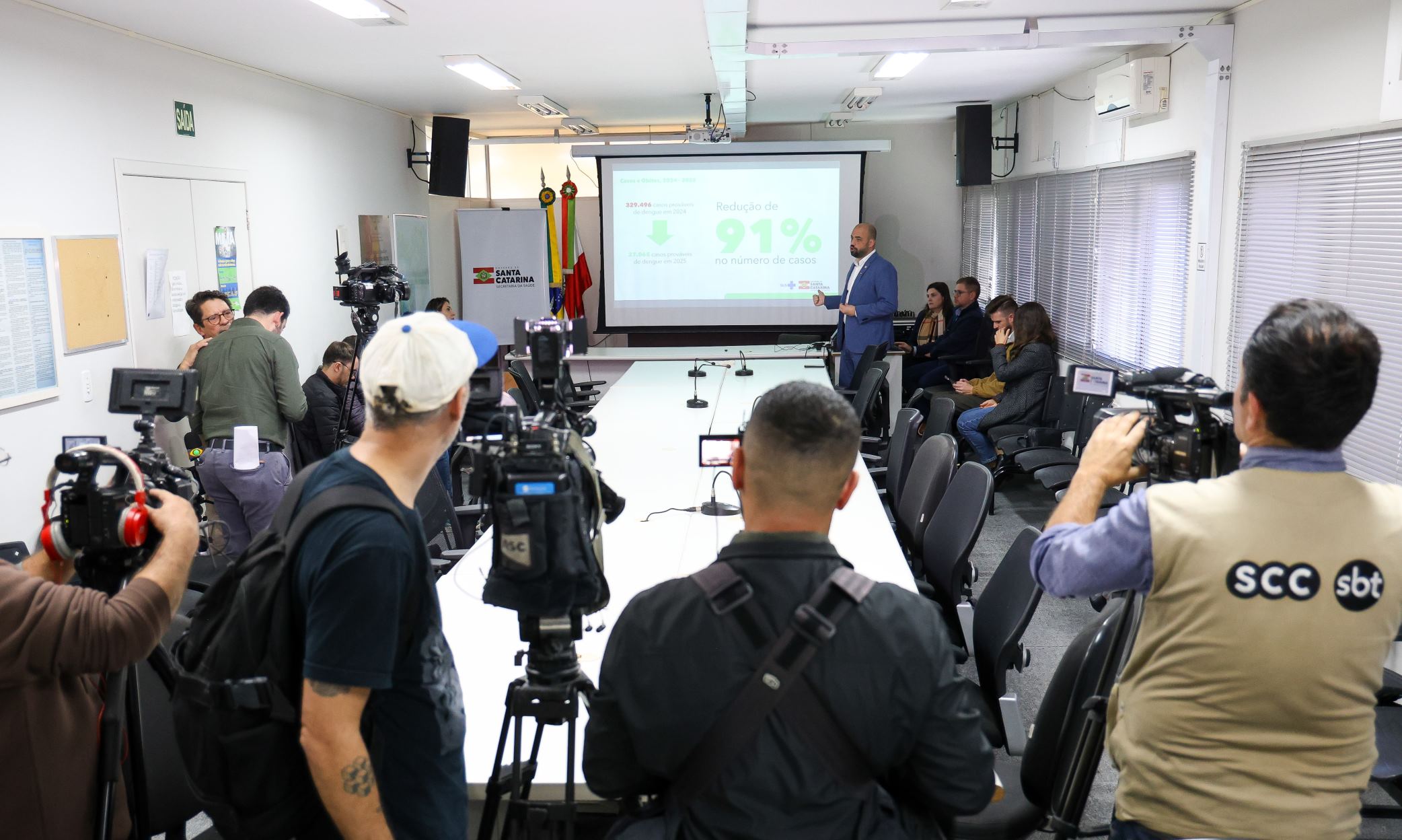 Ações do Governo do Estado, com os municípios, reduzem em mais de 90% casos e óbitos por dengue em Santa Catarina