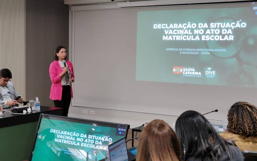 Experiência catarinense exitosa para recuperação das coberturas vacinais é selecionada entre outras 50 para apresentação em Brasília