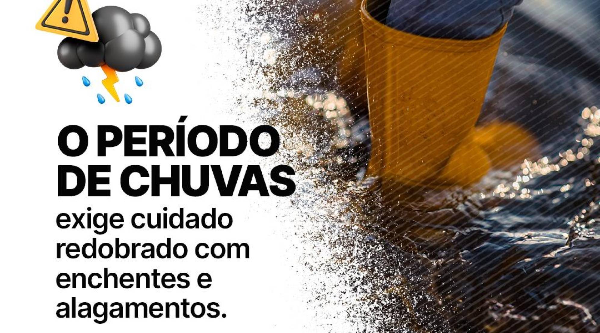 SES orienta população sobre prevenção de doenças causadas por alagamentos