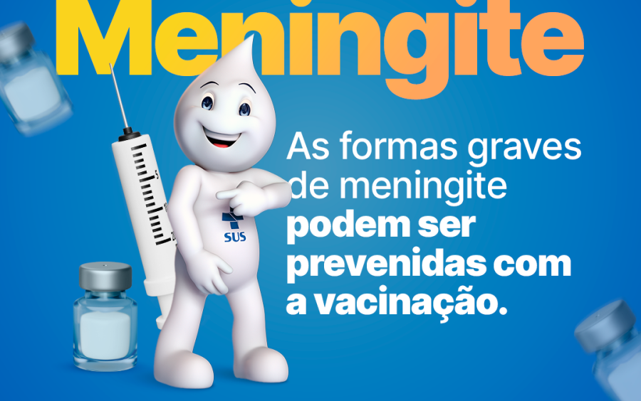 Secretaria da Saúde alerta para necessidade de vacinação contra a meningite